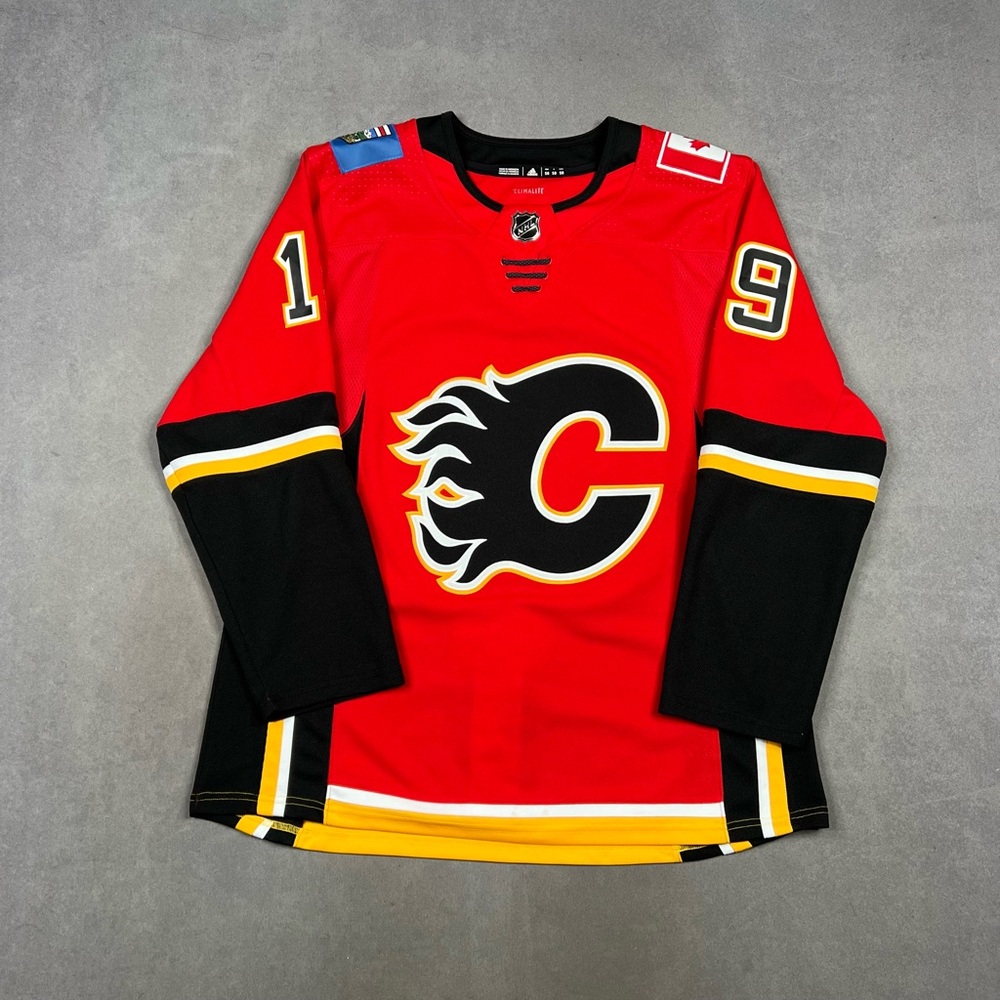 Calgary Flames Adidas Red NHL Climalite Jersey